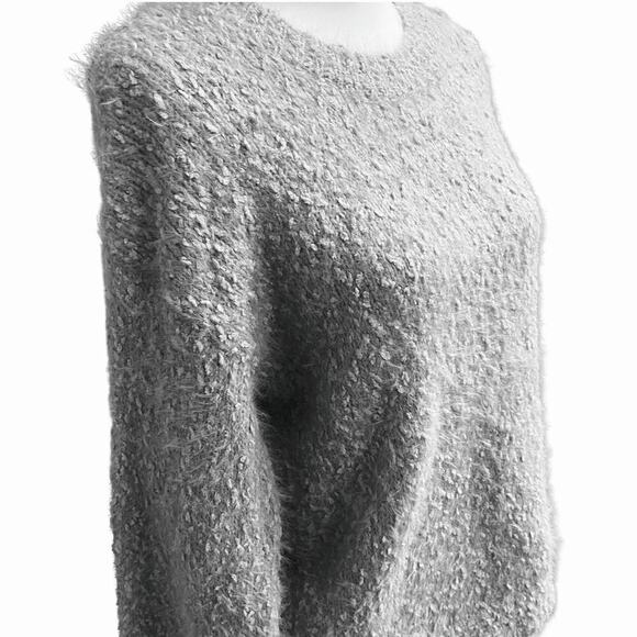 Anthropologie Philosophy by Republic Clothing Bouclé Fuzzy Sweater Size M cozy - Picture 3 of 6